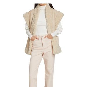 Faux Shearling Vest A.L.C. Sz. XS